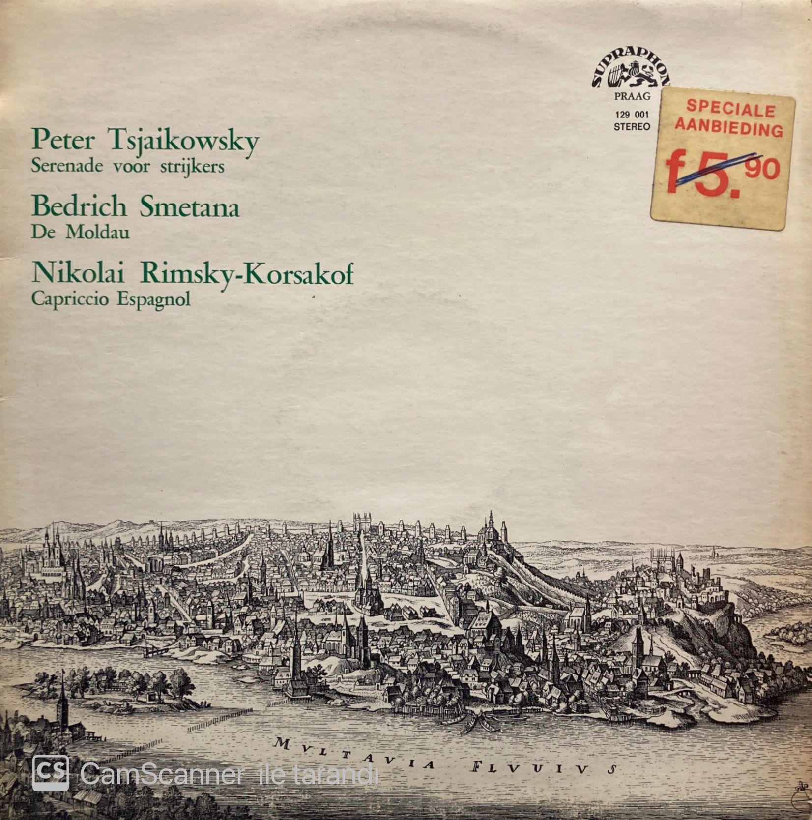 Peter Tsjaikowsky* / Bedrich Smetana* / Nikolai Rimsky-Korsakof* – Serenade Voor Strijkers / De Moldau / Capriccio Espagnol LP