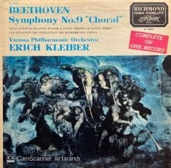 Beethoven* - Hilde Gueden* • Sieglinde Wagner • Anton Dermota • Ludwig Weber • Der Singverein Der Gesellschaft Der Musikfreunde, Vienna* • Vienna Philharmonic Orchestra* ; Erich Kleiber – Beethoven: Symphony No.9 ''Choral'' LP