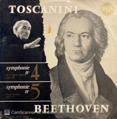 Beethoven*, Arturo Toscanini And The NBC Symphony Orchestra – Symphonie No. 4 En Si Bémol Majeur Op. 60 - Symphonie No. 5 En Ut Mineur Op. 67 LP