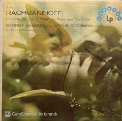 Rachmaninoff* / Gyorgy Sandor* With Artur Rodzinski Conducting The Philharmonic-Symphony Orchestra Of New York* – Concerto No. 2 In C Minor For Piano And Orchestra Opus 18 LP