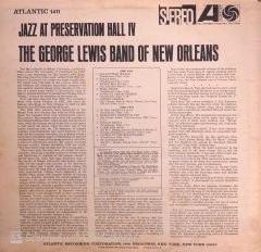 The George Lewis Band Of New Orleans – Jazz At Preservation Hall 4 LP