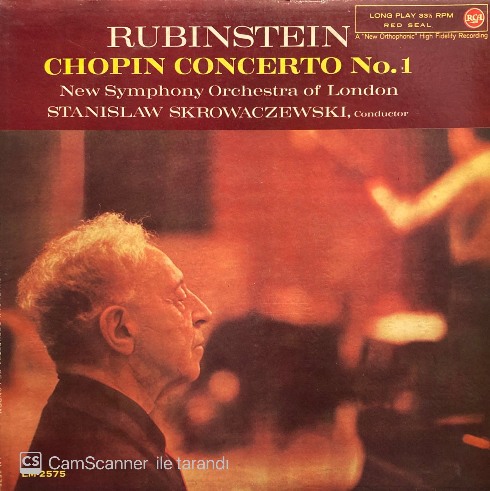 Chopin*, Arthur Rubinstein, Stanislaw Skrowaczewski, The New Symphony Orchestra Of London – Concerto No. 1 LP