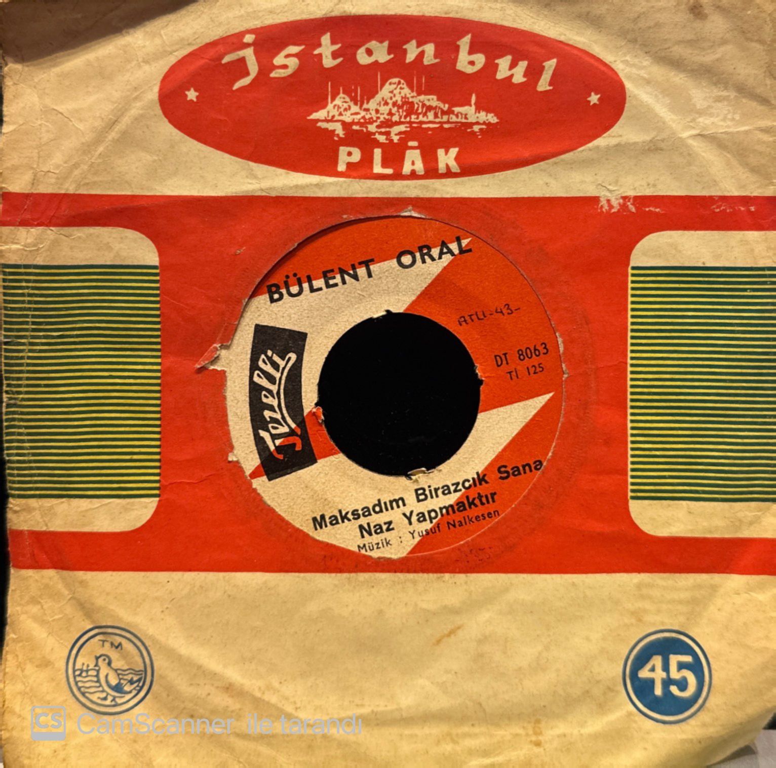Bülent Oral - Yalancısın Çapkınsın / Maksadım Birazcık Sana Naz Yapmaktır 45'lik