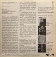 Beethoven* - Arthur Grumiaux, Concertgebouw-Orchester, Amsterdam*, Colin Davis* – Violin Concerto LP