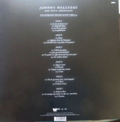 Johnny Hallyday – Son Rêve Américain (Album Live Au Beacon Theatre De New-York 2014) LP