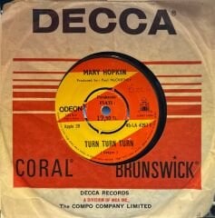 Mary Hopkin – Those Were The Days / Turn Turn Turn 45'lik
