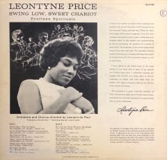 Leontyne Price – Swing Low, Sweet Chariot LP