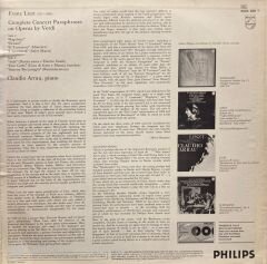 Claudio Arrau - Liszt* – Sämtliche Konzertparaphrasen Über Opern Von Verdi LP