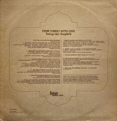Özdemir Erdoğan – From Turkey With Love = Türkiye'Den Sevgilerle LP