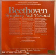Beethoven* - The Philharmonia Orchestra* Conducted By Kurt Sanderling – Symphony No. 6 'Pastoral' LP