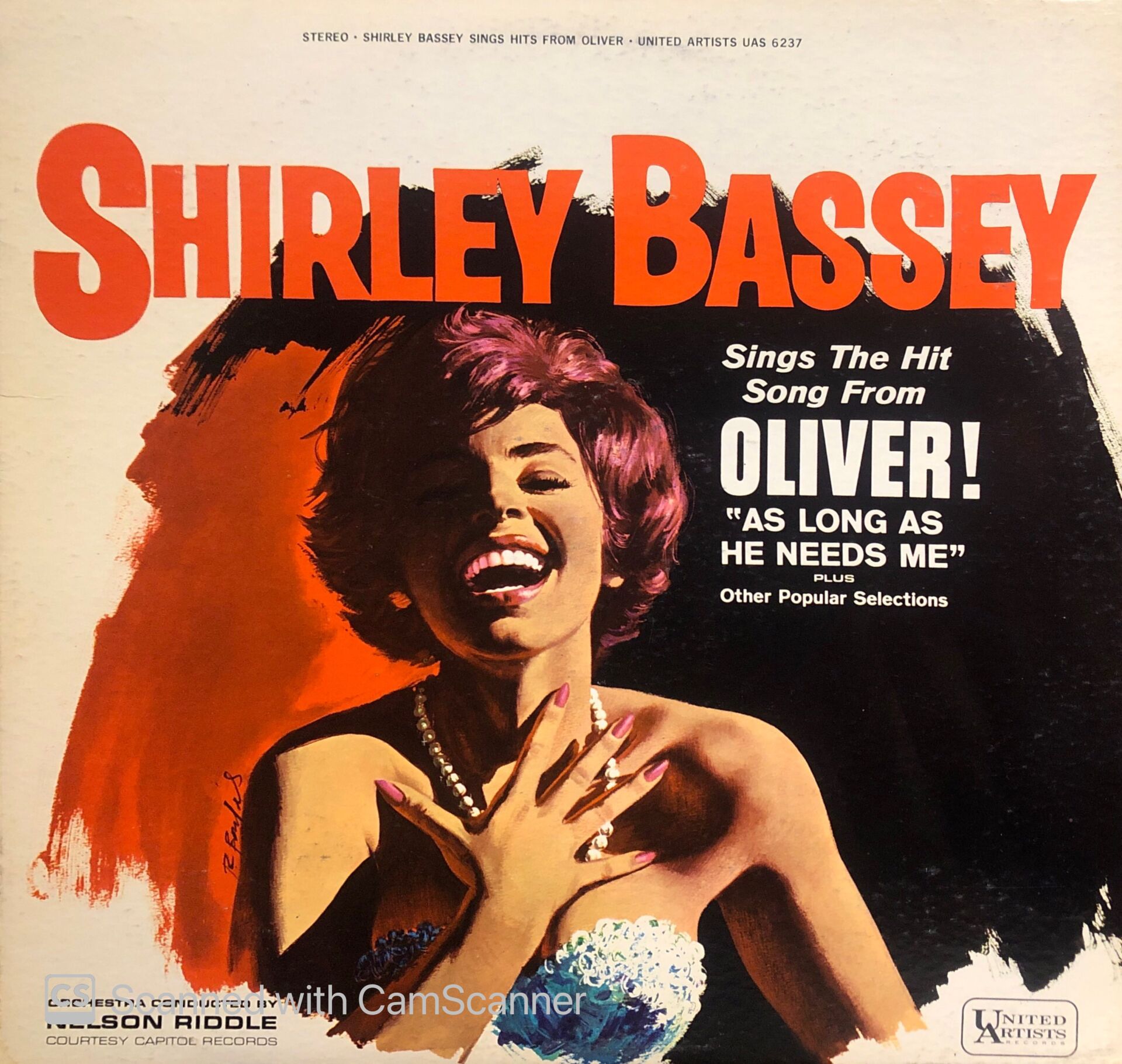 Shirley Bassey – Shirley Bassey Sings The Hit Song From Oliver Plus Other Popular Selections LP