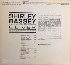 Shirley Bassey – Shirley Bassey Sings The Hit Song From Oliver Plus Other Popular Selections LP