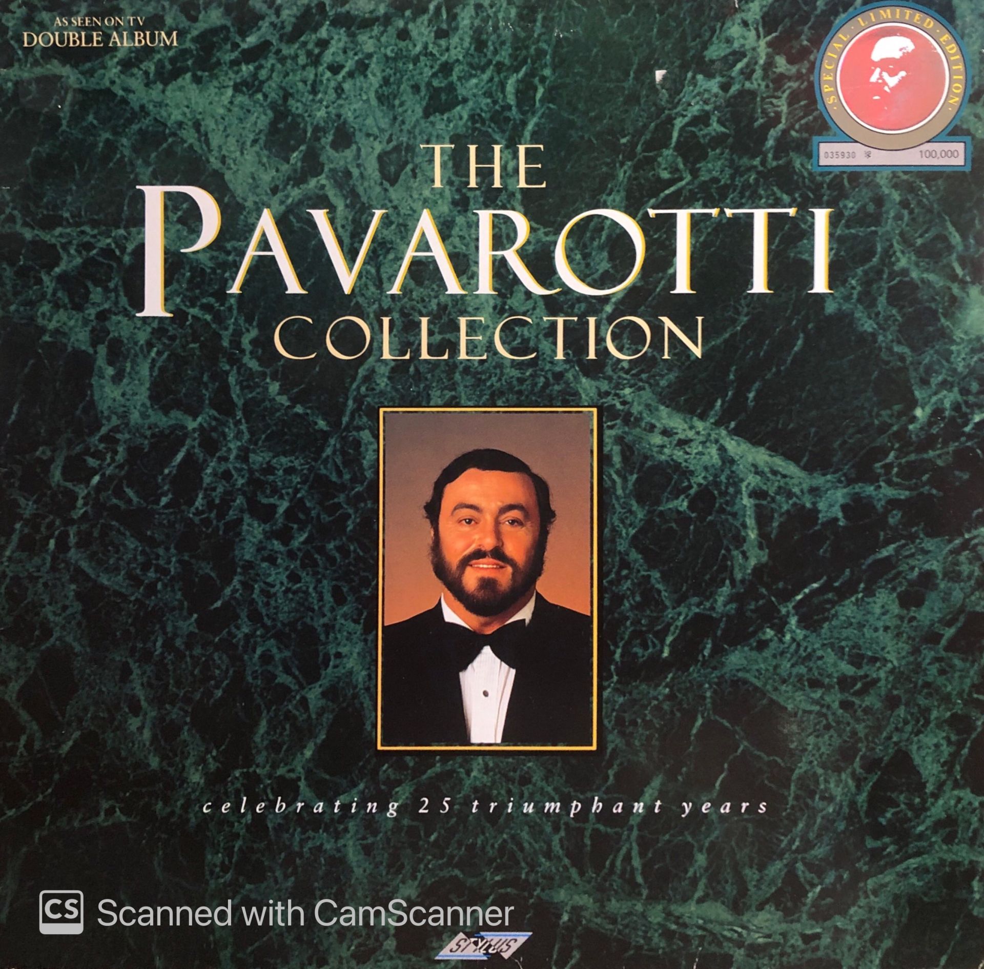 Luciano Pavarotti – The Pavarotti Collection LP