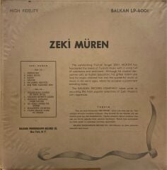 Zeki Müren – Altın Sesli = The Golden Voice ( Balkan Presents ) LP