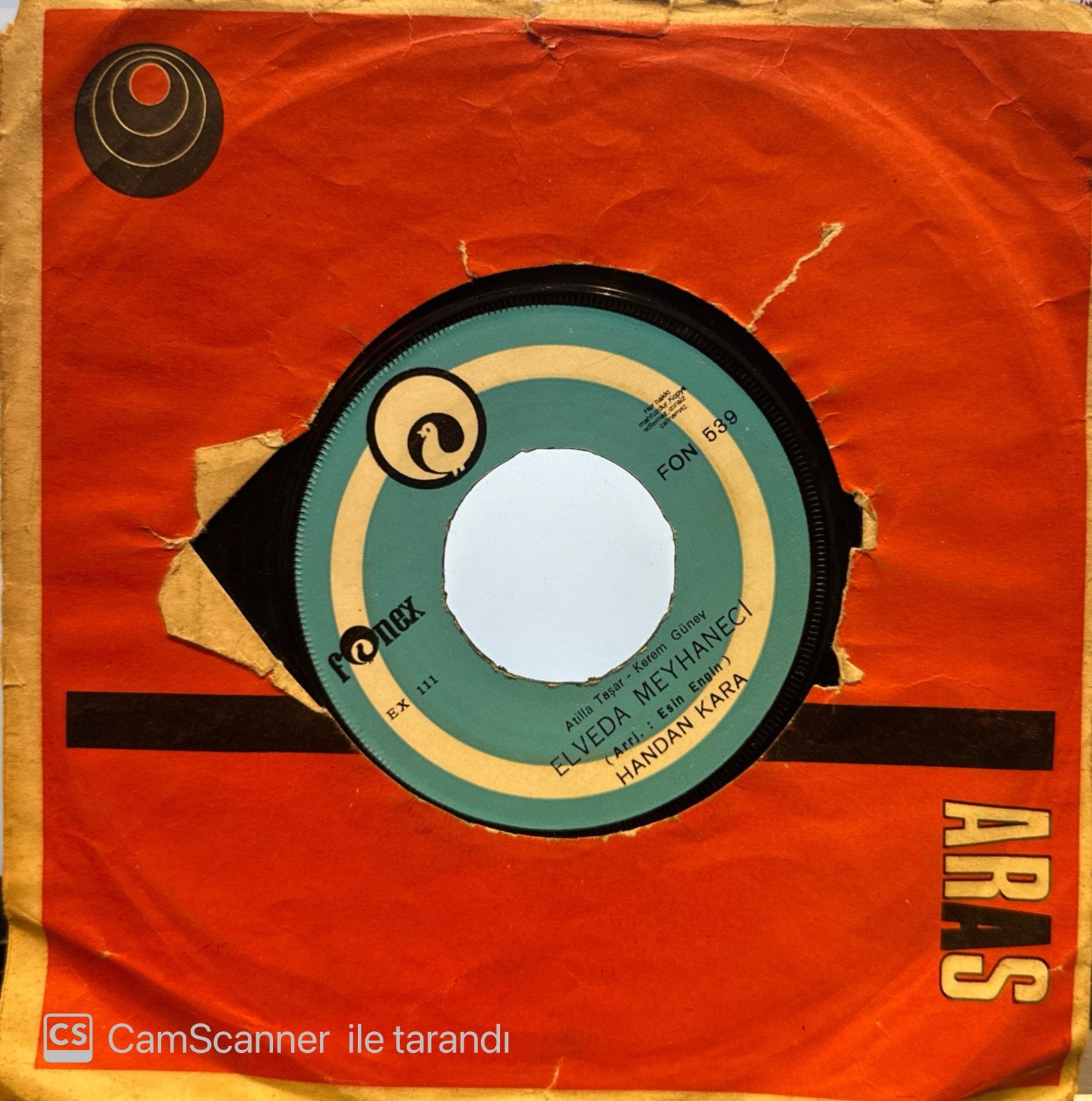 Handan Kara - Elveda Meyhaneci / Koca Dünya 45'lik