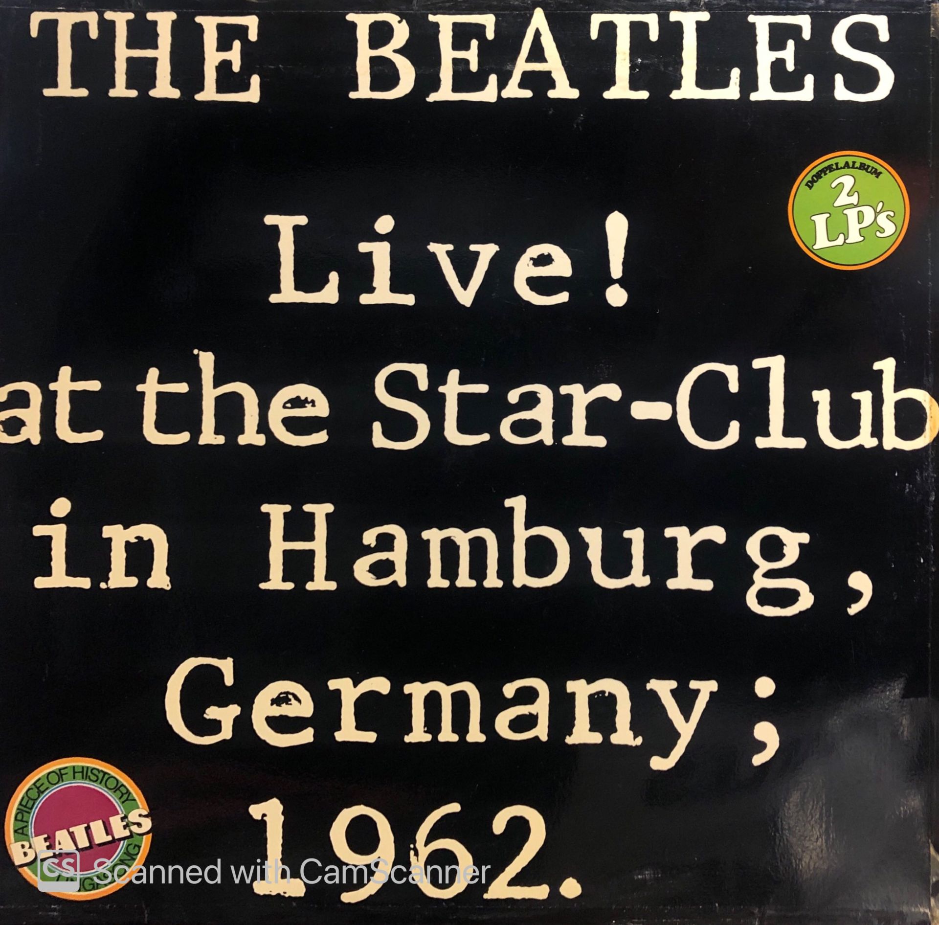 The Beatles – Live! At The Star-Club In Hamburg, Germany; 1962 LP