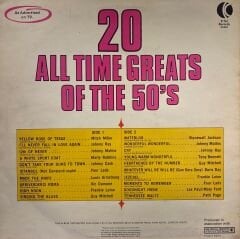 20 All Time Greats Of The 50's LP