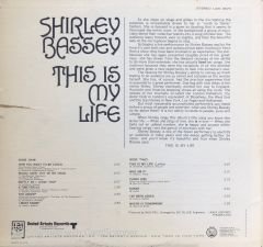 Shirley Bassey – This Is My Life LP