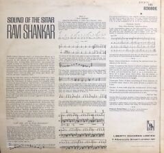 Ravi Shankar, Alla Rakha – Sound Of The Sitar LP