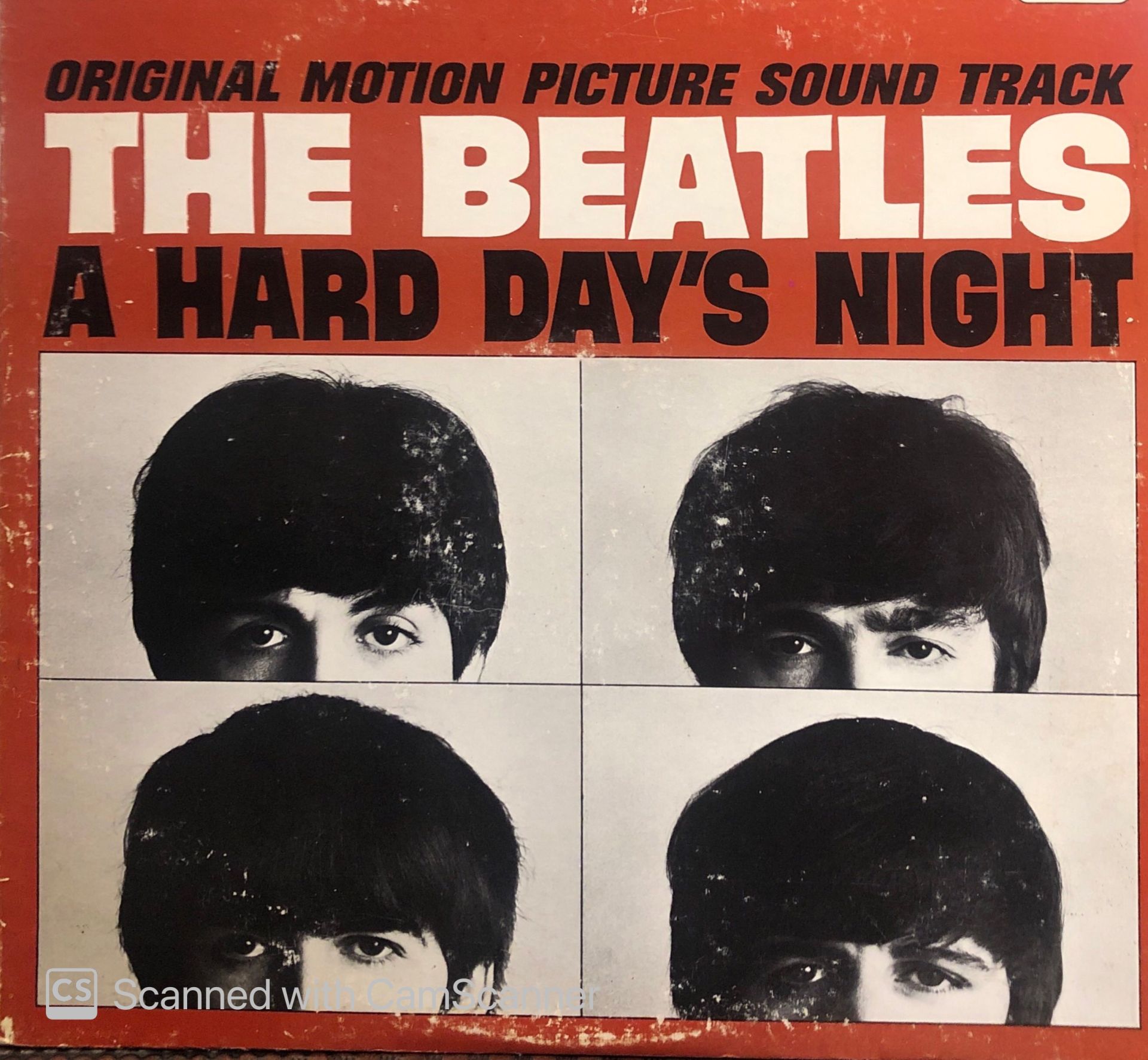 The Beatles – A Hard Day's Night (Original Motion Picture Sound Track) LP