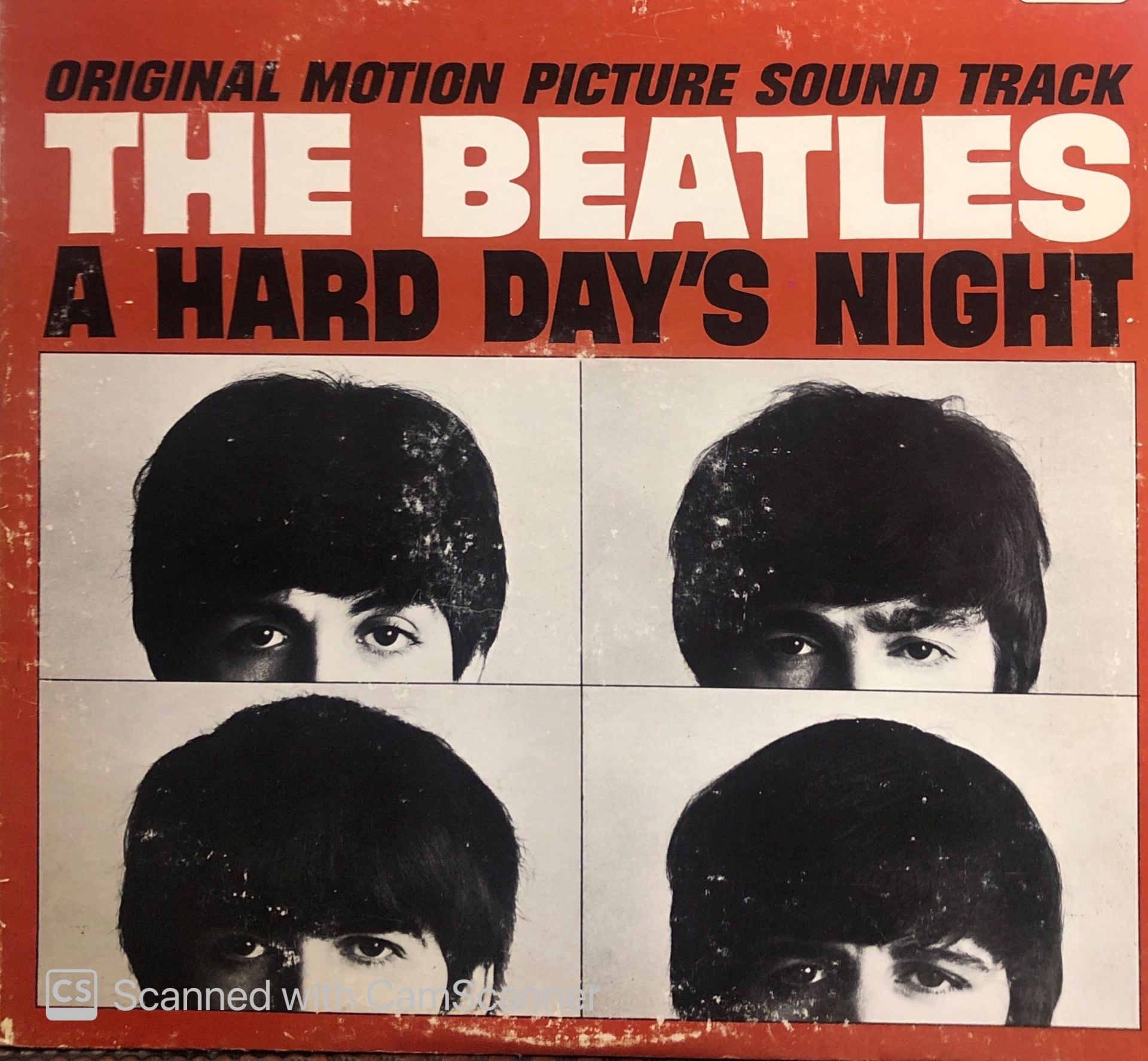 The Beatles – A Hard Day's Night (Original Motion Picture Sound Track) LP