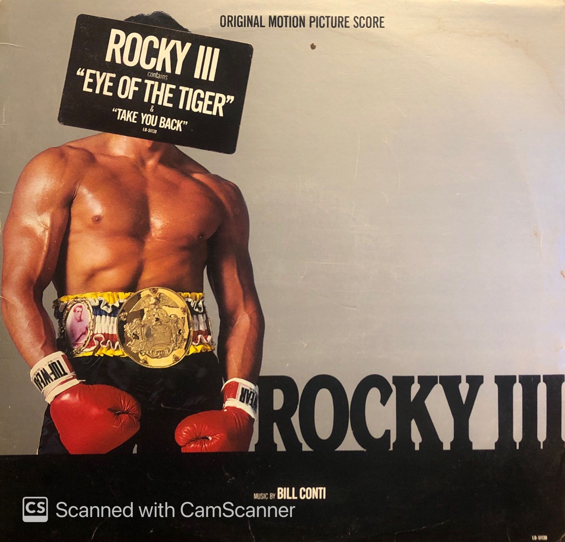 Bill Conti – Rocky III (Original Motion Picture Score) LP