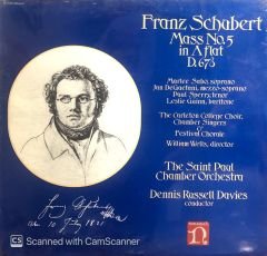 Franz Schubert – Mass No. 5 In A Flat, D. 678 LP