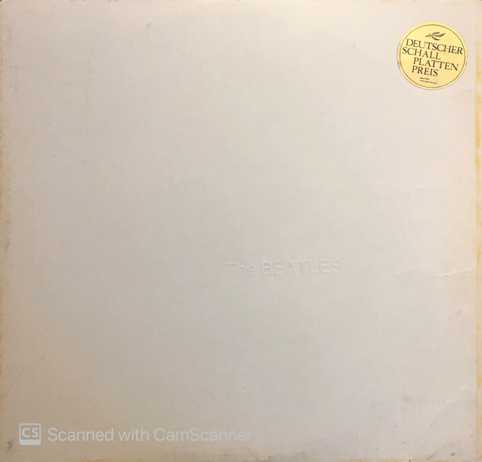 The Beatles – The Beatles (White Album) LP