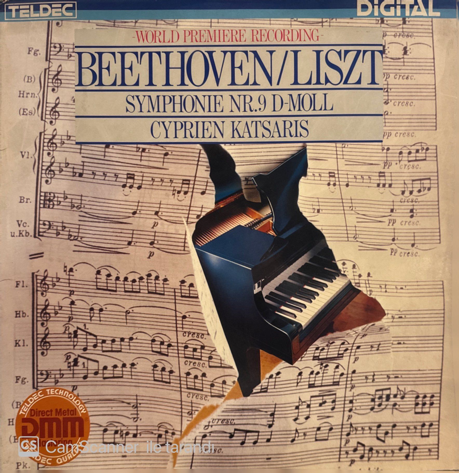 Beethoven* / Liszt*, Cyprien Katsaris – Symphonie Nr.9 D-moll, Op. 125 LP