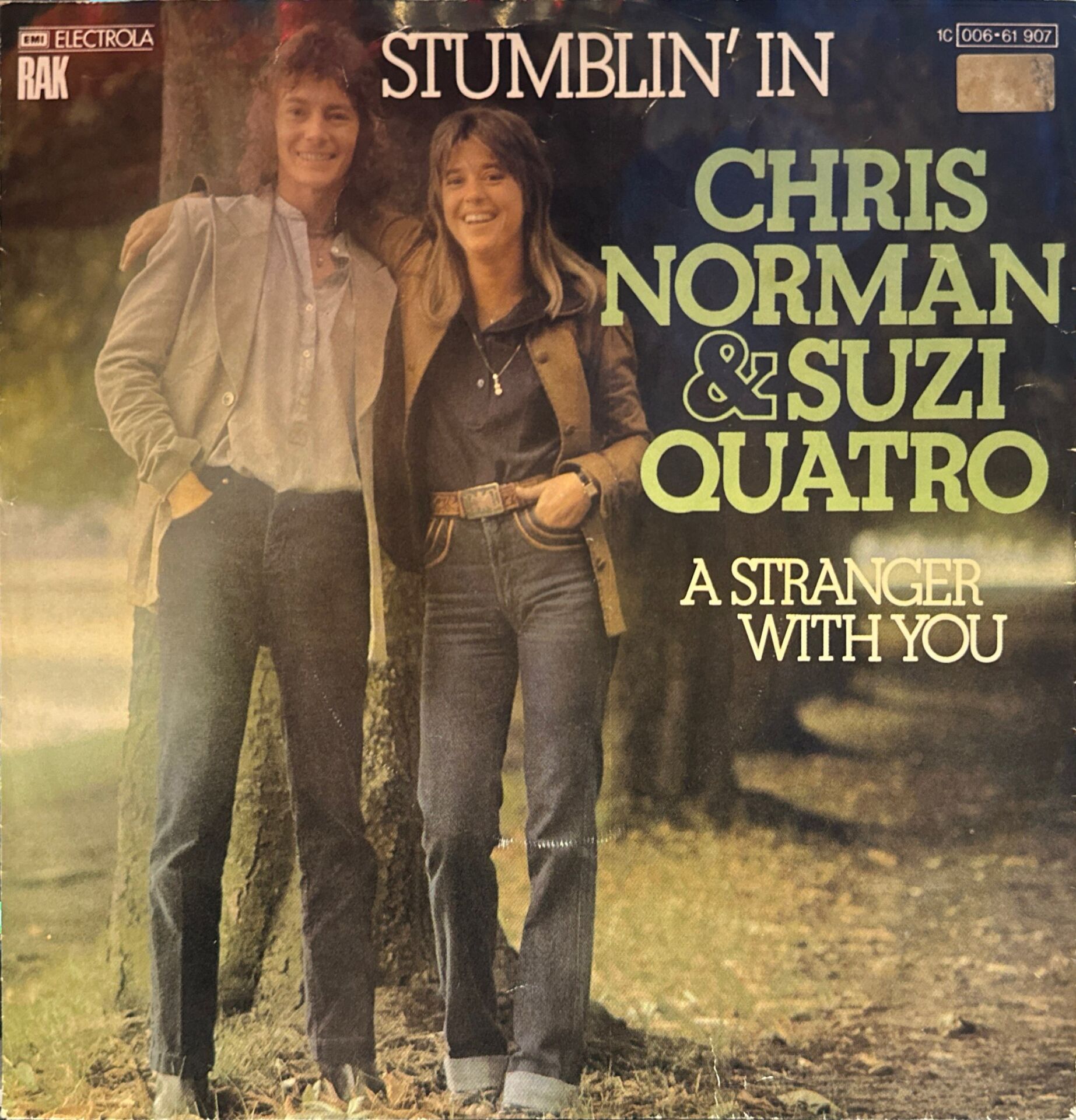Chris Norman & Suzi Quatro – Stumblin' In / A Stranger With You 45'lik