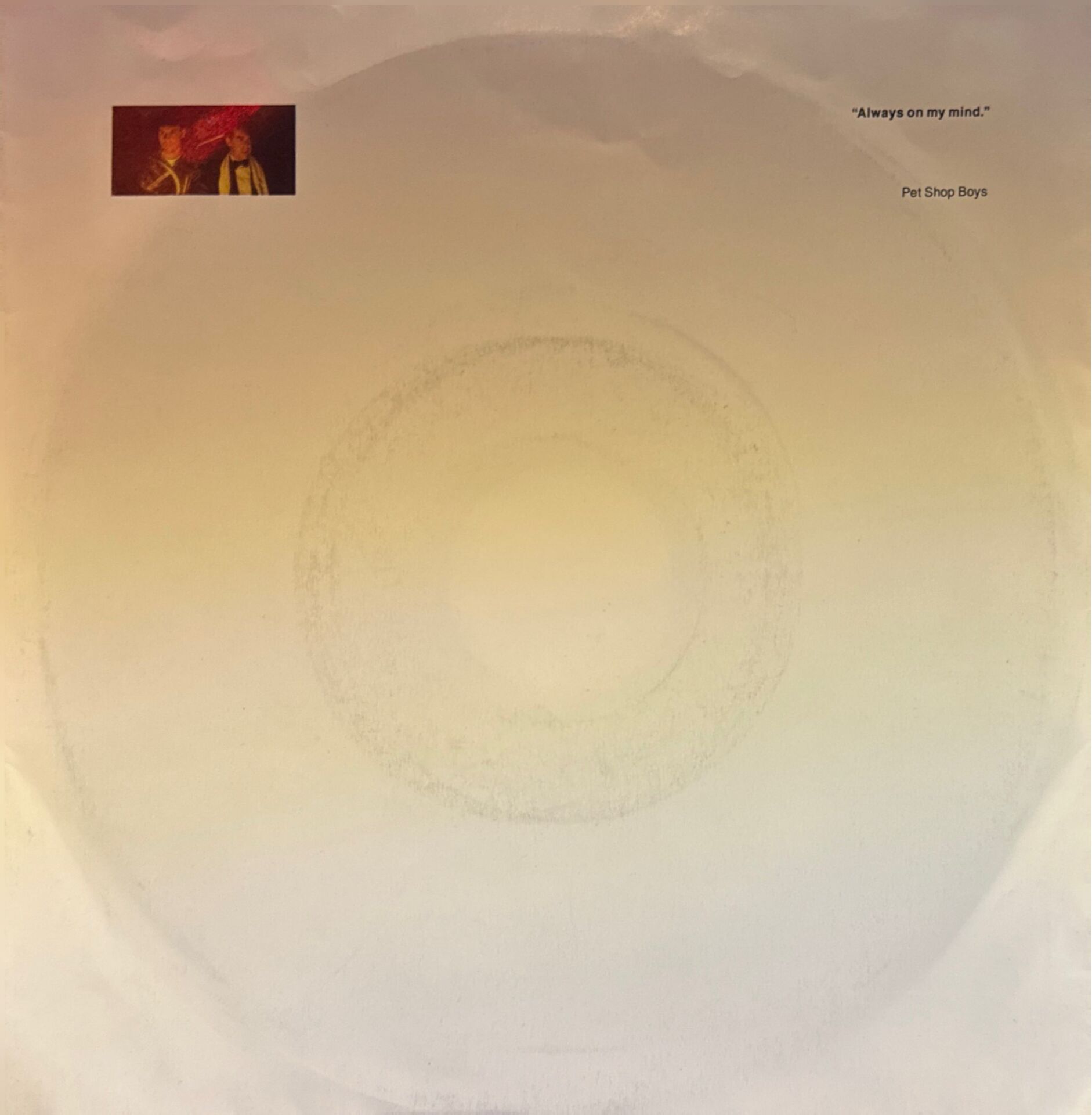 Pet Shop Boys – Always On My Mind / Do I Have To? 45'lik