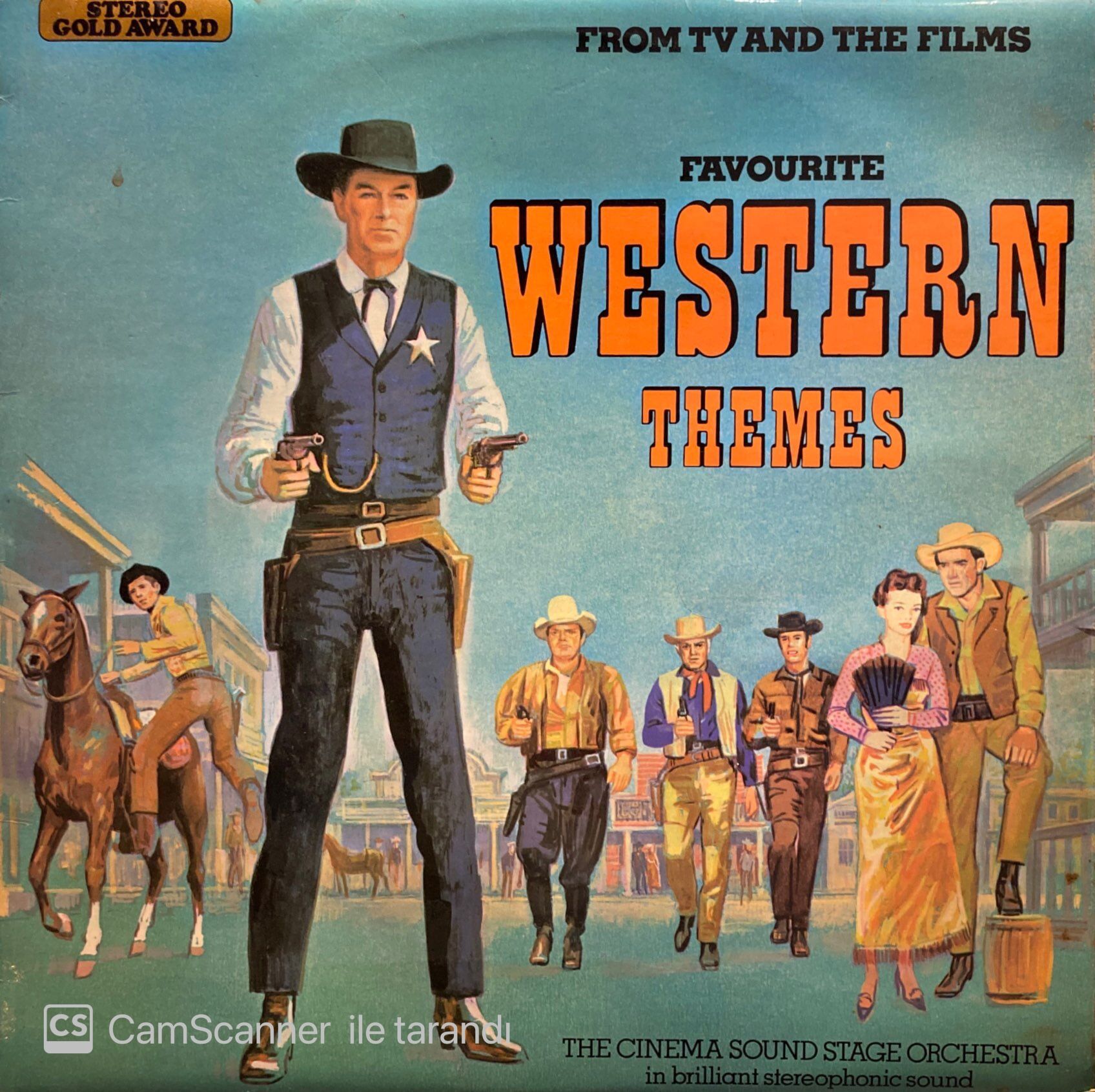 The Cinema Sound Stage Orchestra – Favourite TV And Film Western Themes LP