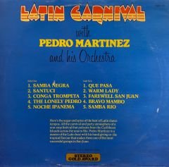 Pedro Martinez And His Orchestra* – Latin Carnival LP
