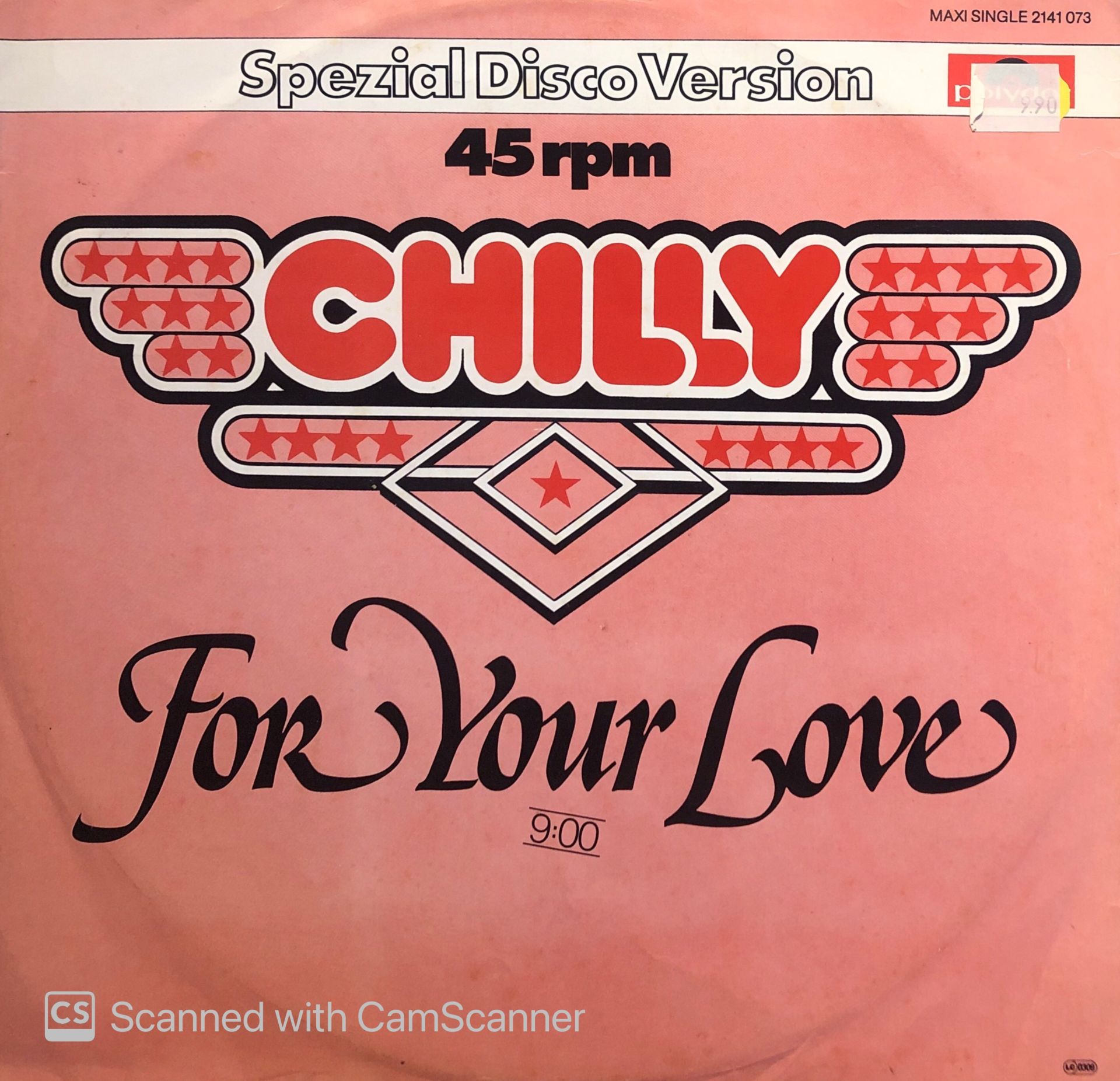 Chilly – For Your Love MAXI