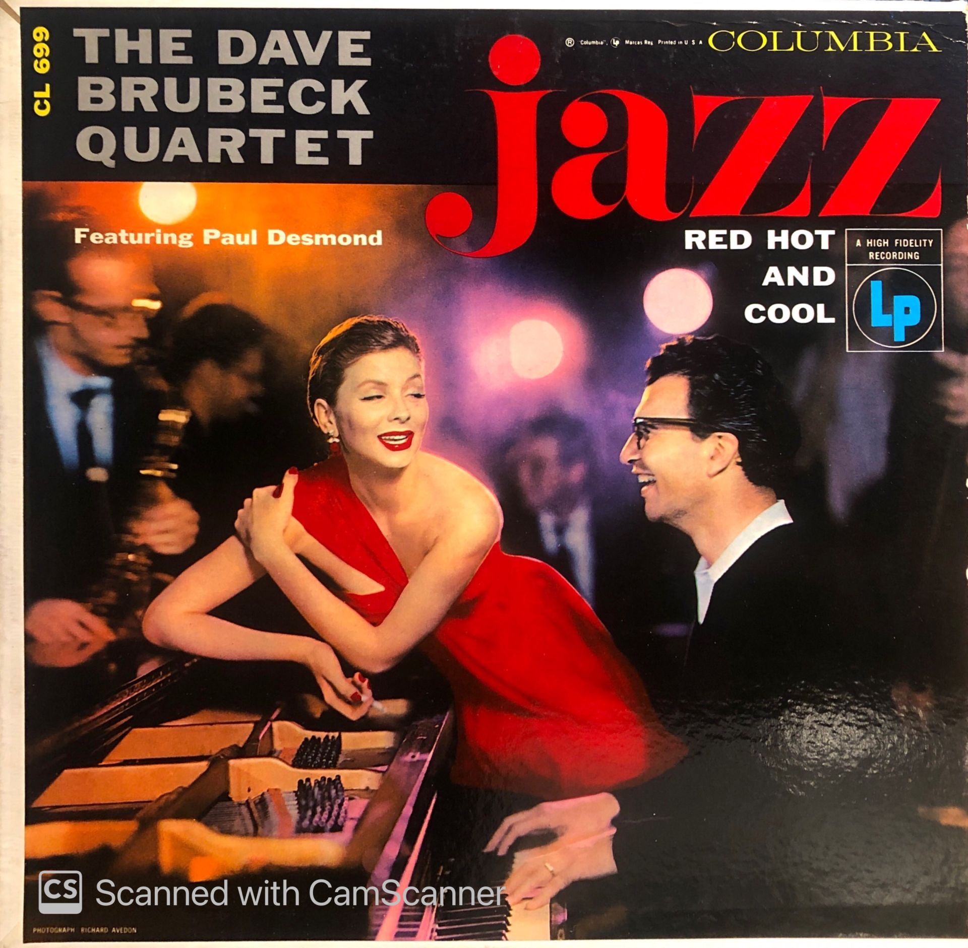 The Dave Brubeck Quartet – Jazz: Red Hot And Cool LP