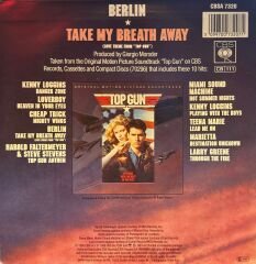 Berlin – Take My Breath Away (Love Theme From ''Top Gun'') / Giorgio Moroder – Radar Radio 45'lik