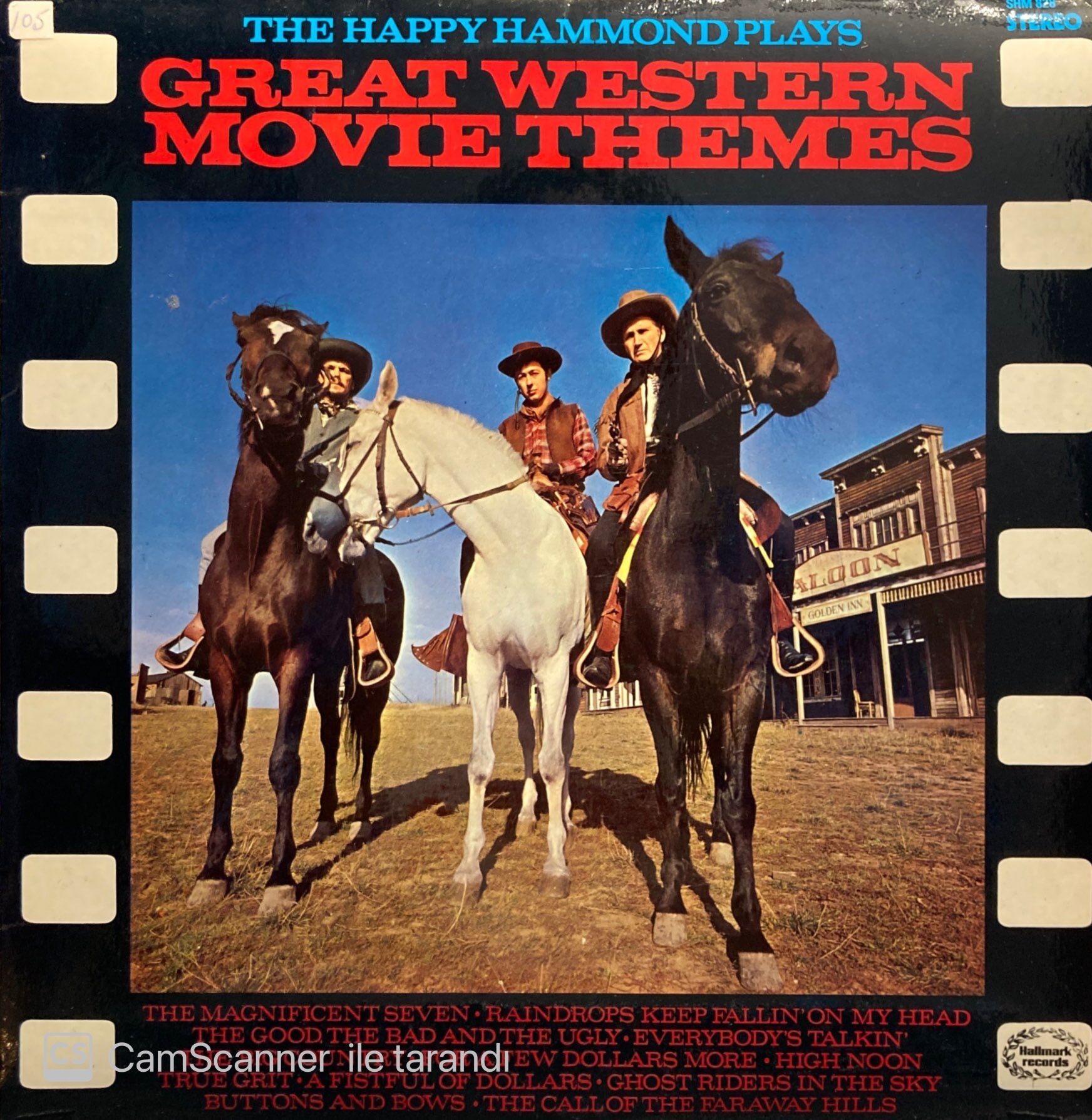 Brian Dee – The Happy Hammond Plays Great Western Movie Themes LP