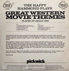 Brian Dee – The Happy Hammond Plays Great Western Movie Themes LP