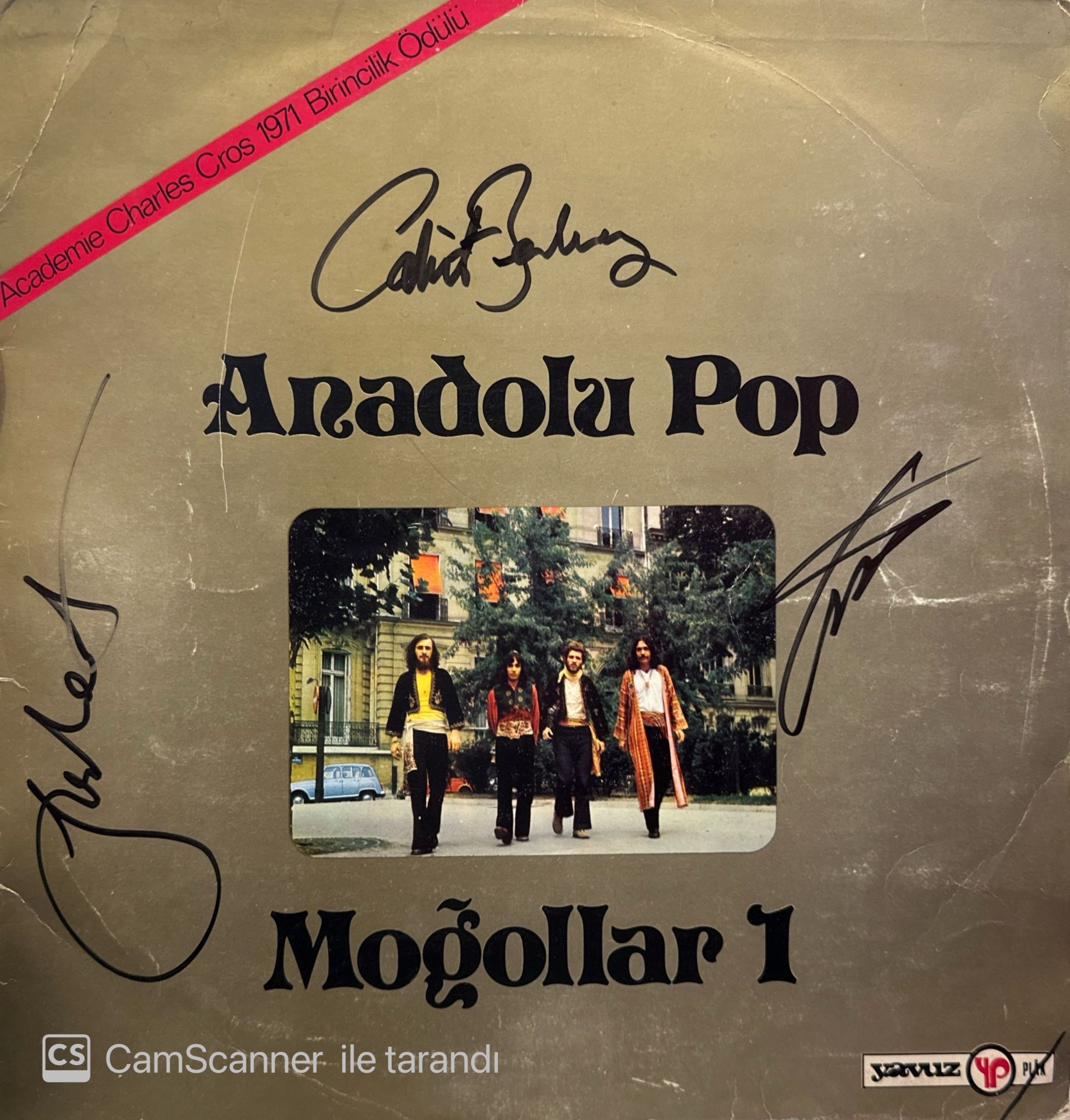 Moğollar – Anadolu Pop ( Grup üyeleri ıslak imzalı ) LP
