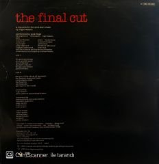 Pink Floyd – The Final Cut LP