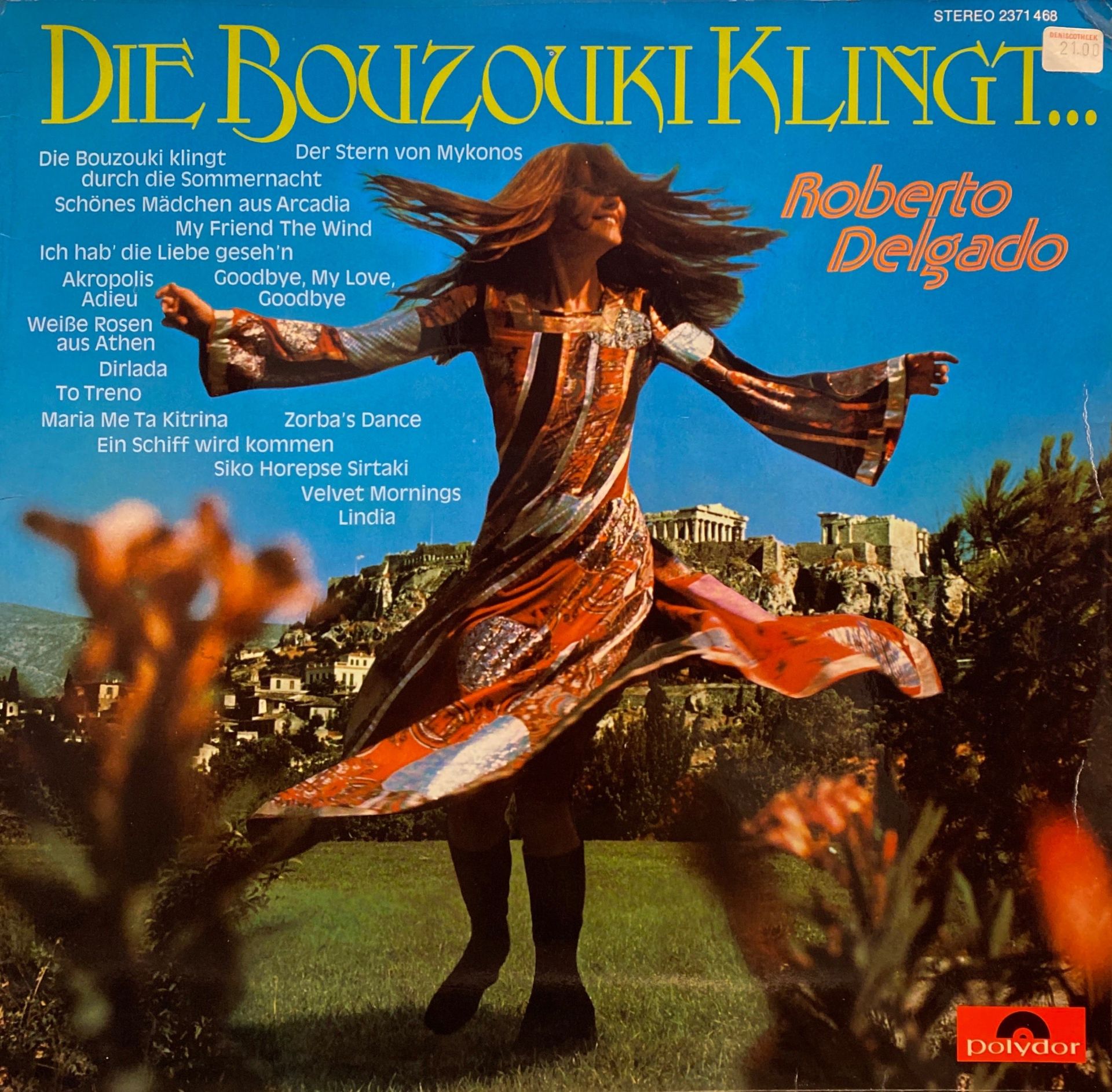 Roberto Delgado – Die Bouzouki Klingt ... LP