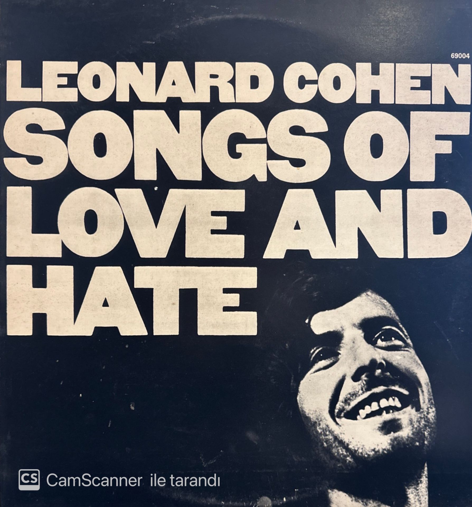 Leonard Cohen – Songs Of Love And Hate LP