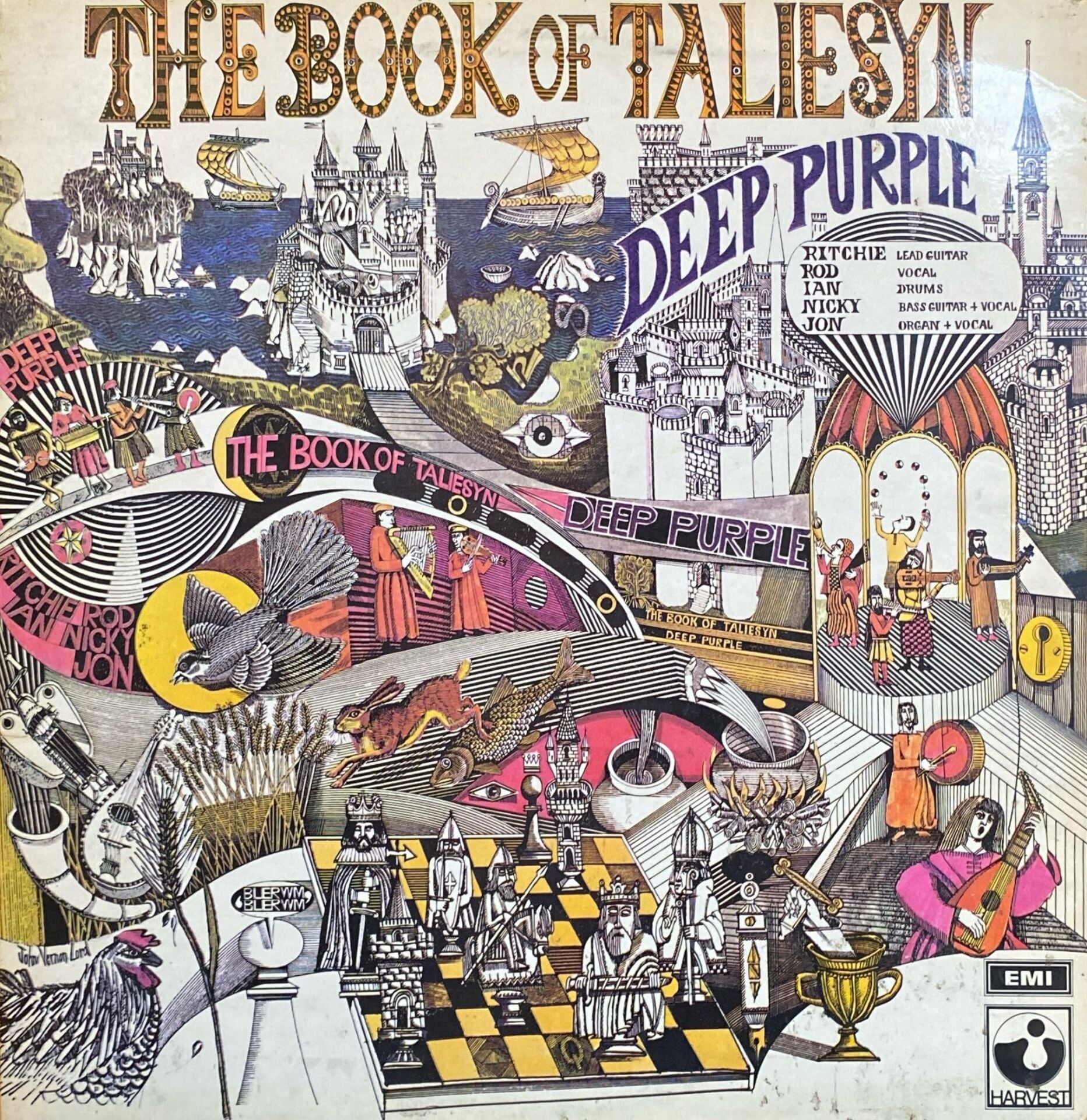 Deep Purple – The Book Of Taliesyn lp