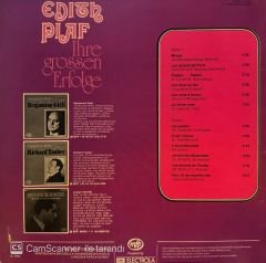 Edith Piaf – Ihre Grossen Erfolge LP