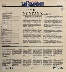 Yves Montand – Edition La Chanson Vol. IV LP