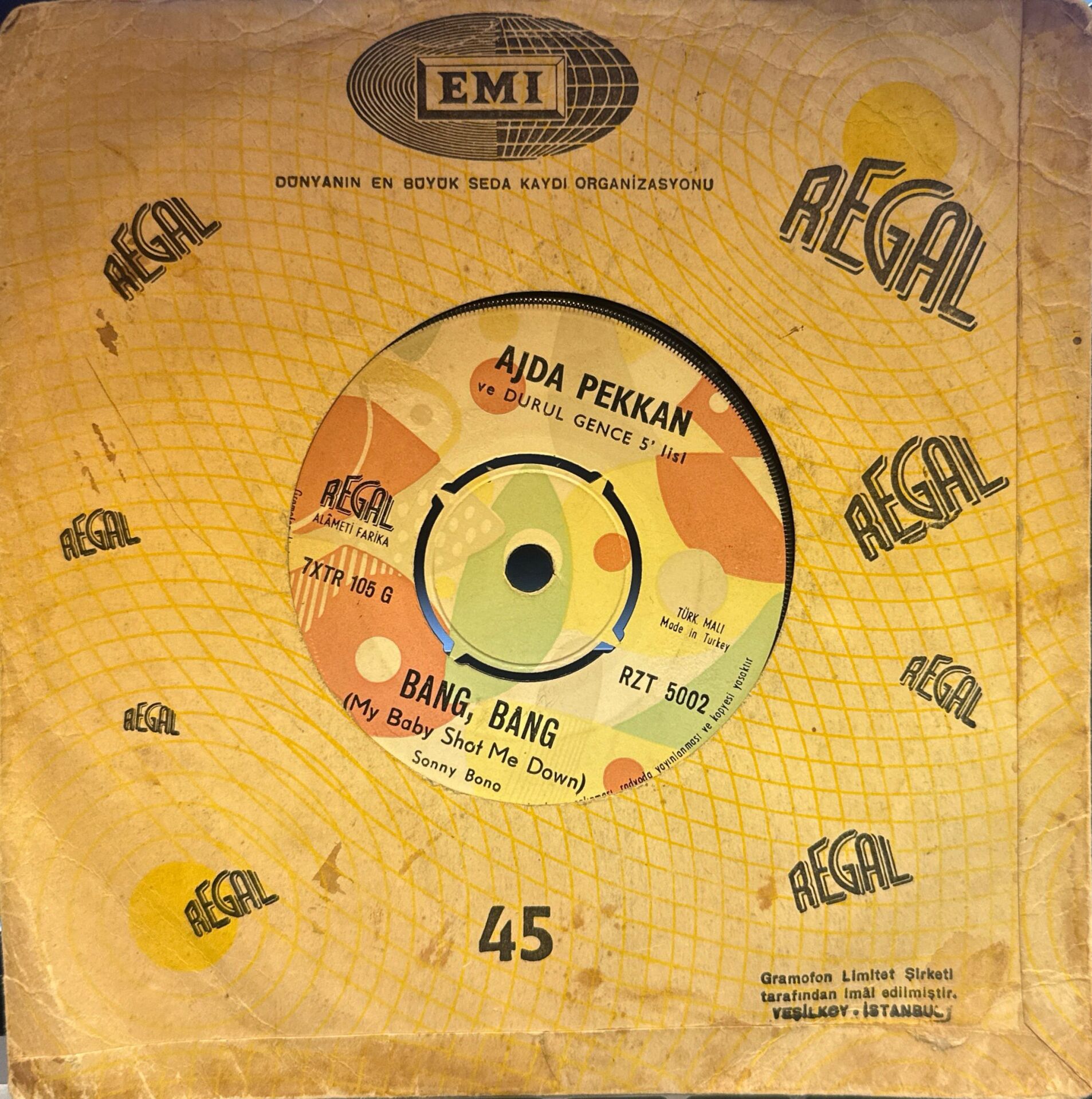 Ajda Pekkan - Bang Bang / İki Yabancı 45'lik