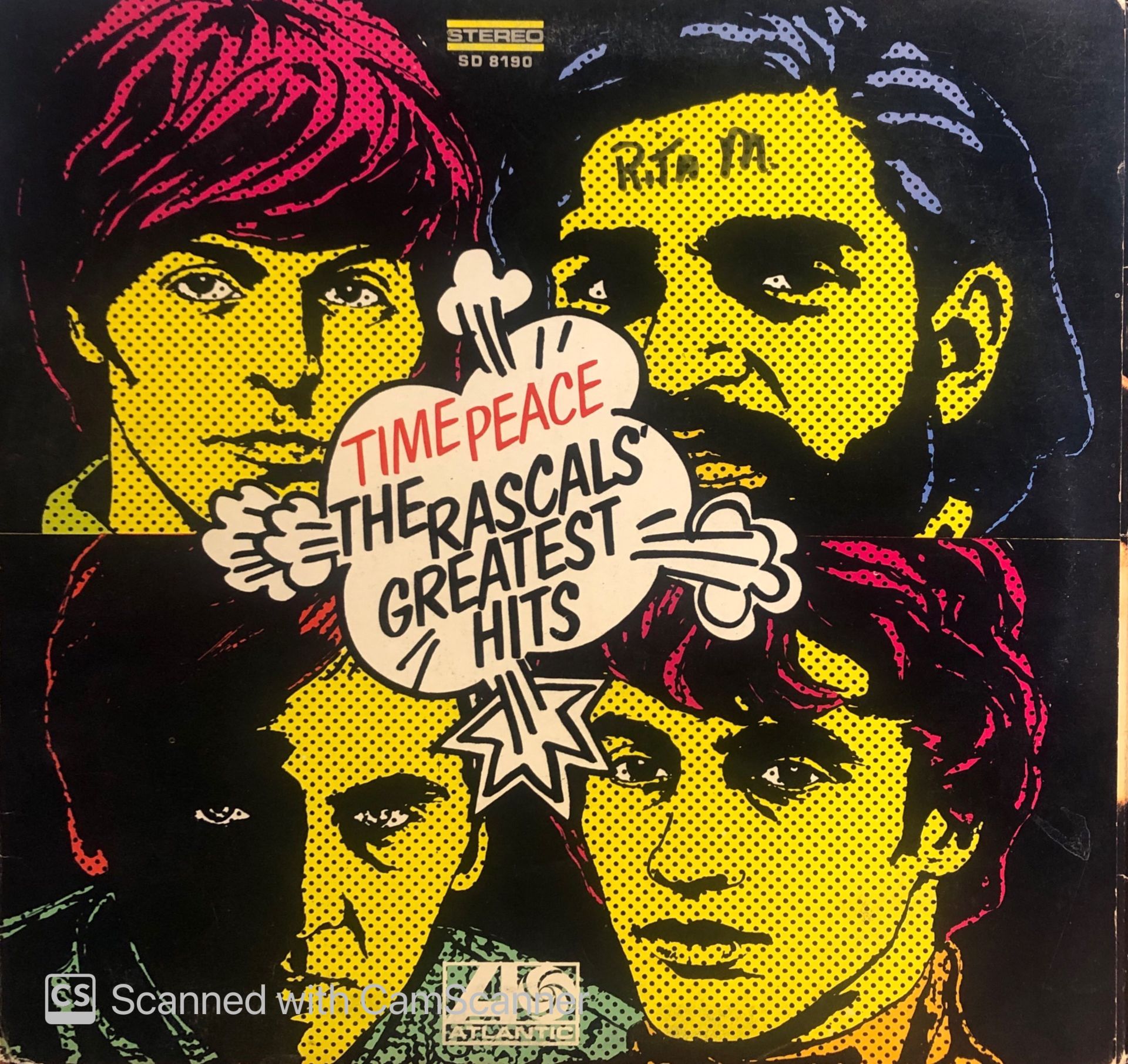 The Rascals – Time Peace: The Rascals' Greatest Hits LP