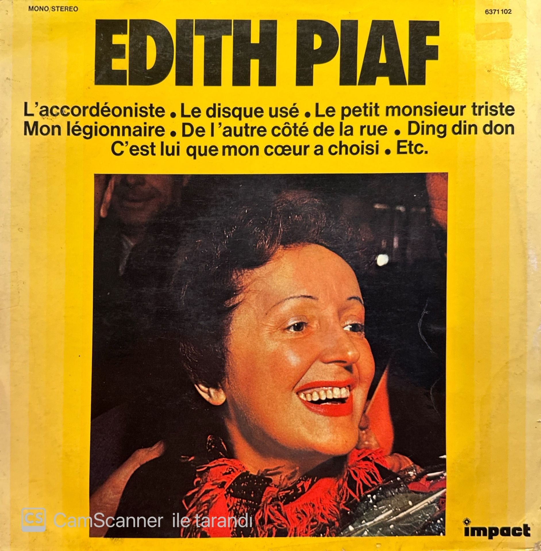 Edith Piaf – Edith Piaf LP