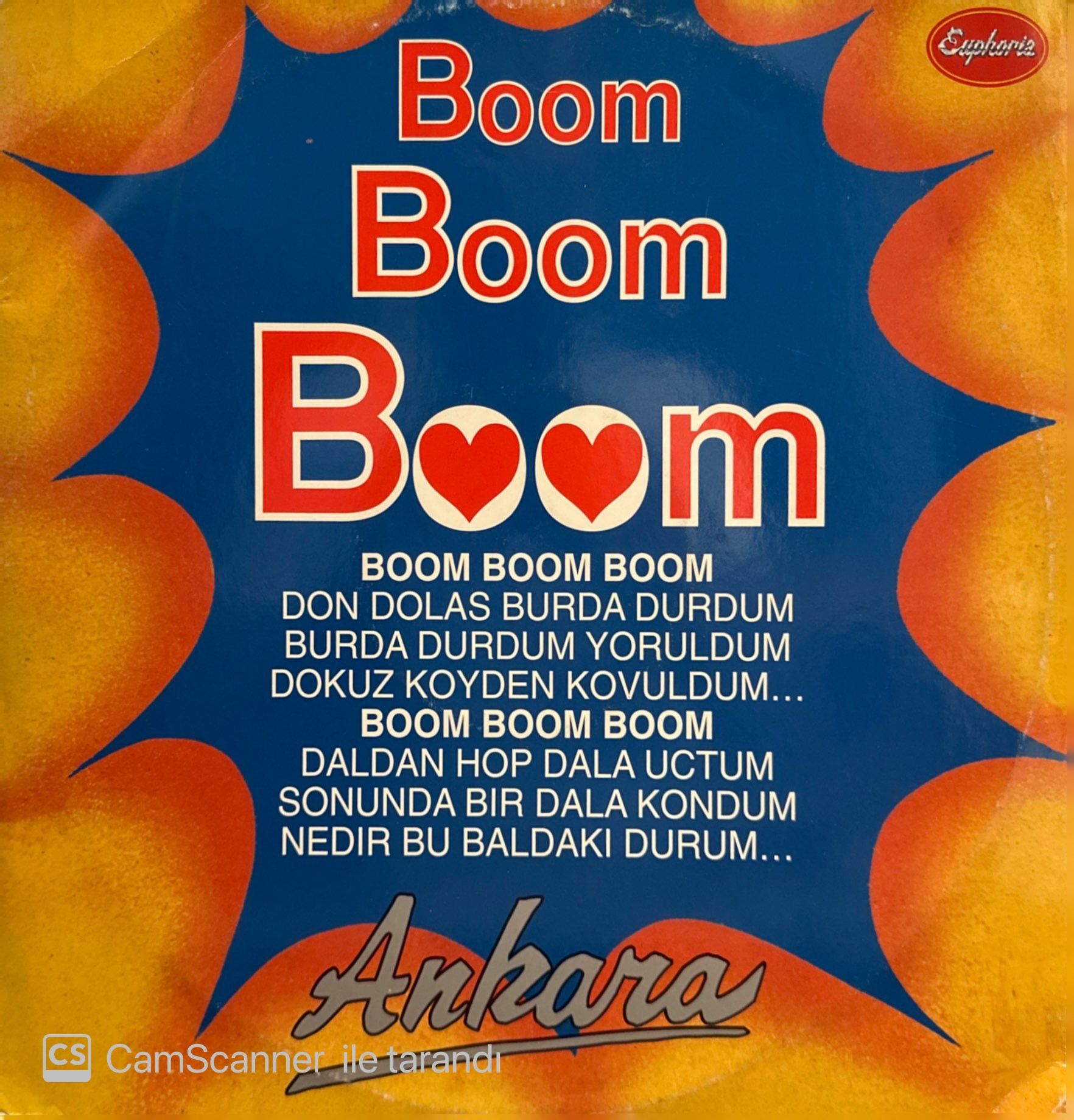 Seden Gürel - Boom Boom Boom ( Bum Bum )  MAXI (1995 İtalya baskı )