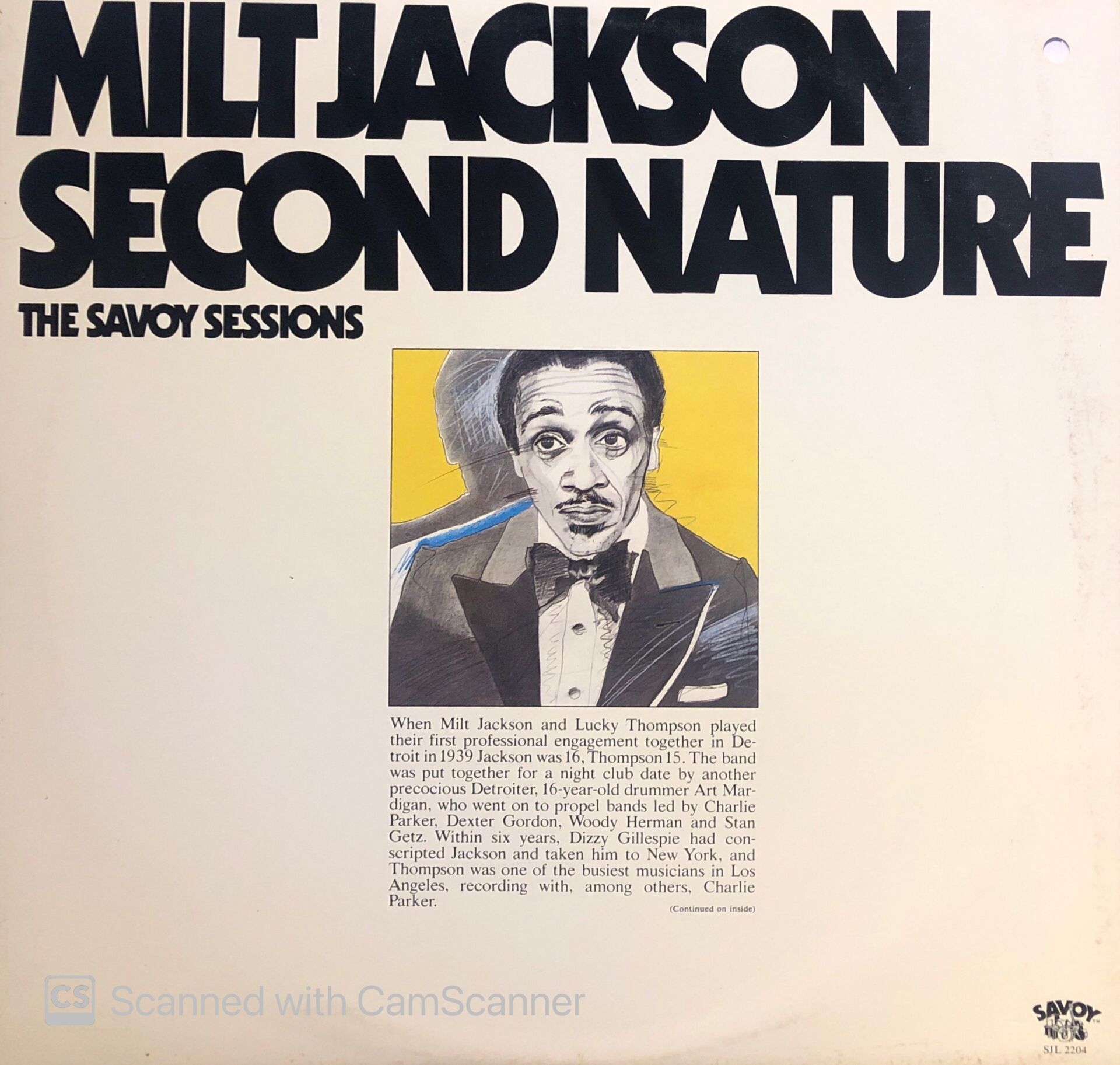Milt Jackson – Second Nature LP